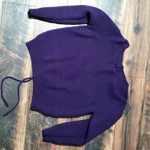 Womens warm knit sweater